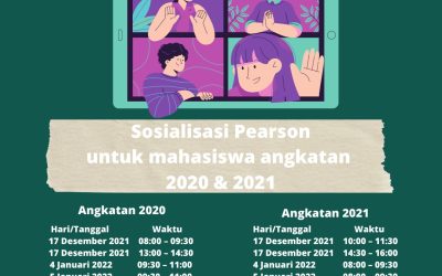 Sosialisasi Pengenalan Pearson Untuk Mahasiswa Angkatan 2020 & 2021
