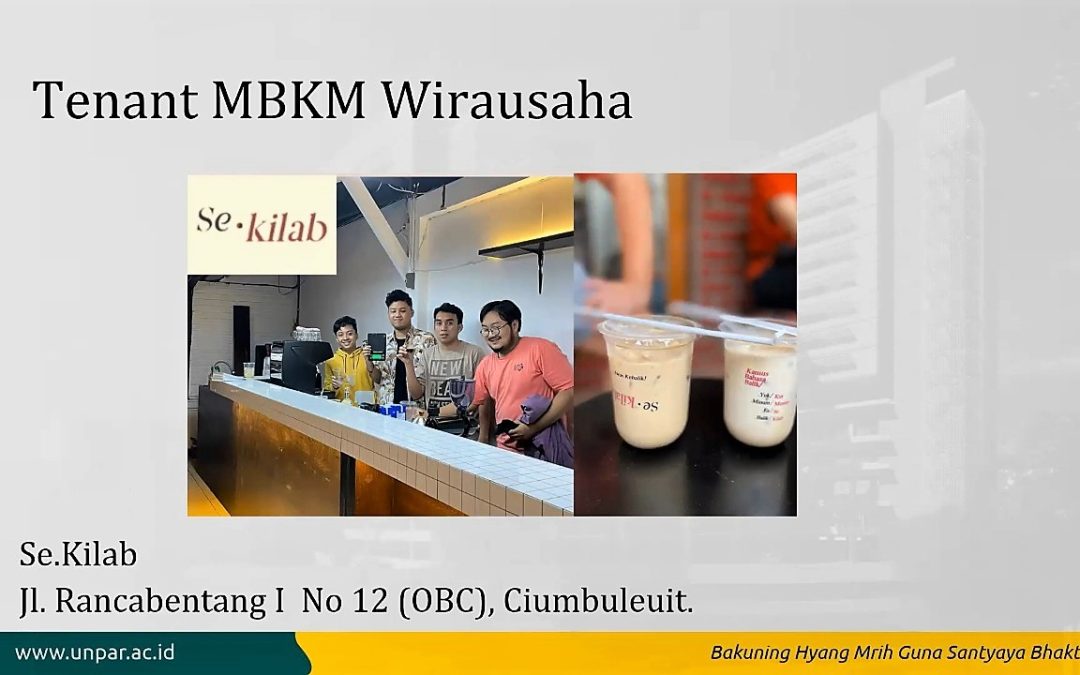 UNPAR Tawarkan Seed Funding hingga Pinjaman Tanpa Bunga bagi Mahasiswa MBKM