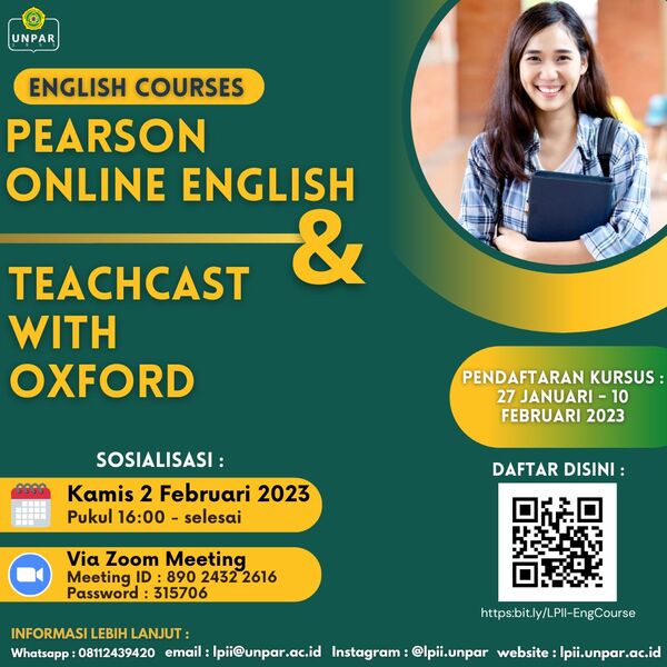 Pendaftaran & Sosialisasi English Course for Student
