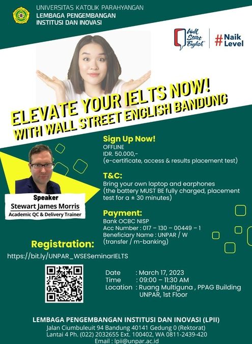 Elevate Your IELTS Now! With Wall Street English Bandung